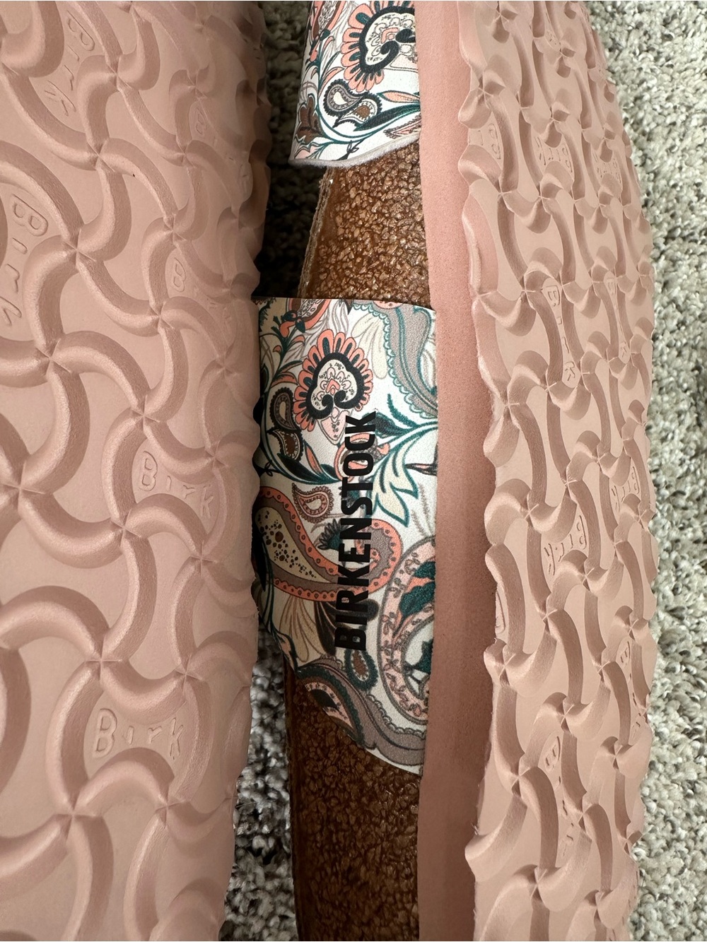 Birkenstock Sydney Vegan in Paisley Light Rose - Picture 8 of 12